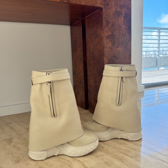 Givenchy Shark Lock Biker Boots - Picture 7 of 10